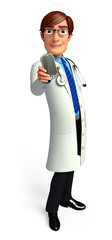 Doctor with mobile