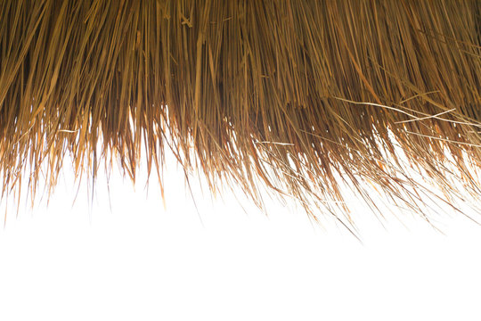 rebord toiture de paille