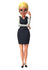 Fototapeta premium Young smart Business woman