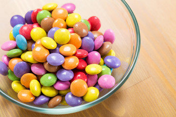 Candy in bowl