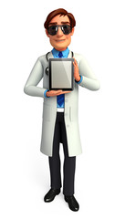 Doctor with iPad