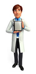 Doctor with iPad