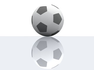 Obraz premium Soccer football ball isolated. 3D.