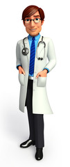 Young smart doctor