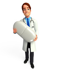 Doctor with medicine