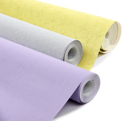 Wallpapers isolated on white