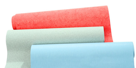 Wallpapers isolated on white