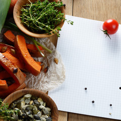 Fresh Organic Vegetable frame