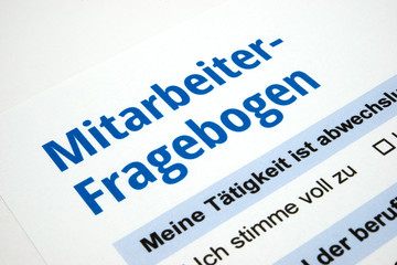 Mitarbeiterfragebogen