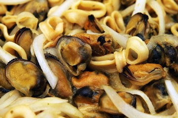 Mixed sea food
