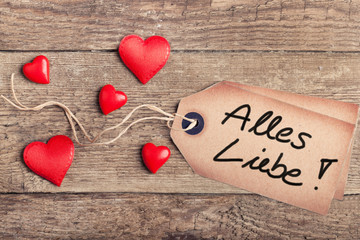 alles Liebe - Anhänger