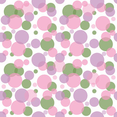 Abstract seamless pattern with circles