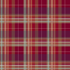 Fototapeta premium Red checkered seamless pattern