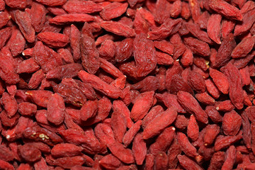 Red dried goji berries