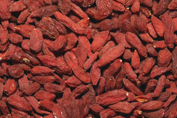 Red dried goji berries