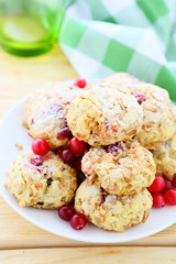 cookies with dry cranberries
