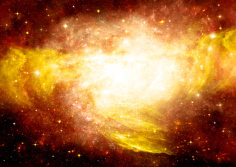 galaxy in a free space