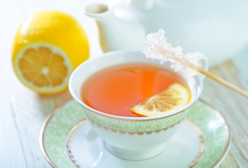 tea with lemon