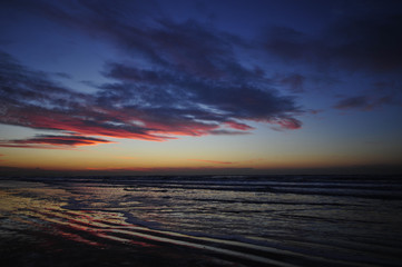 Sunset on the beach