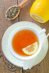 tea with lemon