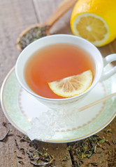 tea with lemon
