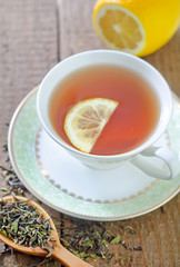 tea with lemon