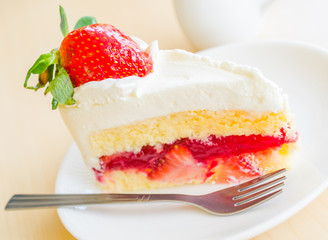 Cake strawberry