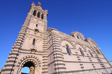 Fototapeta premium Notre Dame of Marseille, France