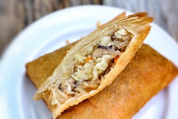egg rolls with vegetables