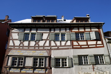 Fototapeta na wymiar Typowe niemieckie domy