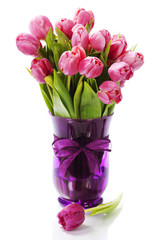 Pink tulips