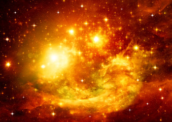 Fototapeta premium galaxy in a free space