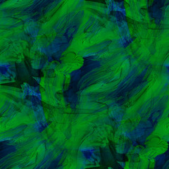 Fototapeta na wymiar art blue, green seamless texture watercolor