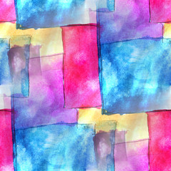 art blue, pink avant-garde hand paint background seamless wallpa