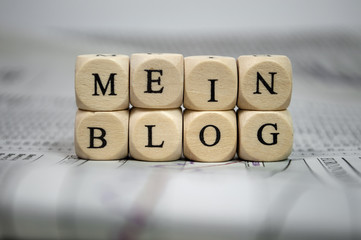 Würfel mit Mein Blog
