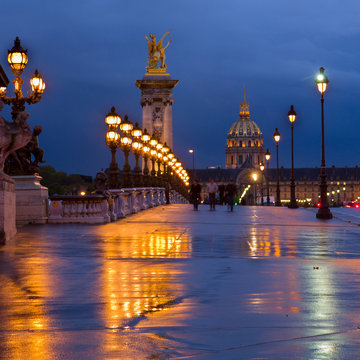 Fototapeta Bridge of Alexandre III ,  Paris, France