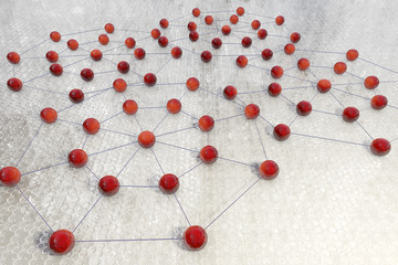 Vernetzung - 3d Render