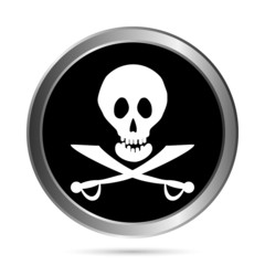 Jolly Roger flag button.