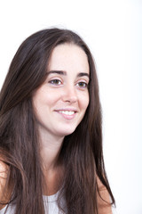Naklejka premium portrait of a happy woman