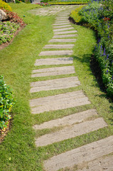 way in the garden