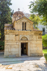 Obraz premium The church of Panagia Gorgoepikoos (the Small Metropolis)