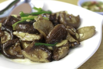 Stir fried Shiitake Mushroom