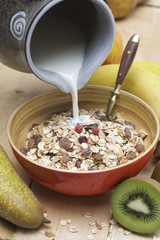 Müsli mit Früchten