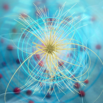 Higgs - teilchen - 3d Render