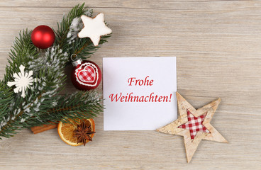 Frohe Weihnachten