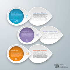 Fototapeta premium Infographics Web Banner & Label Design