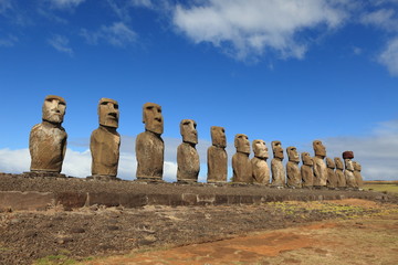 Osterinsel Moai Statuen
