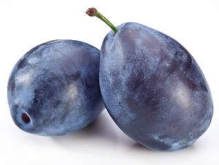 Photo of two plums.