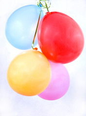 Party colorful balloons