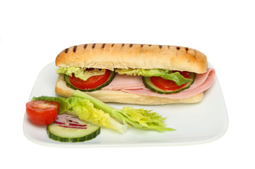 Ham salad panini